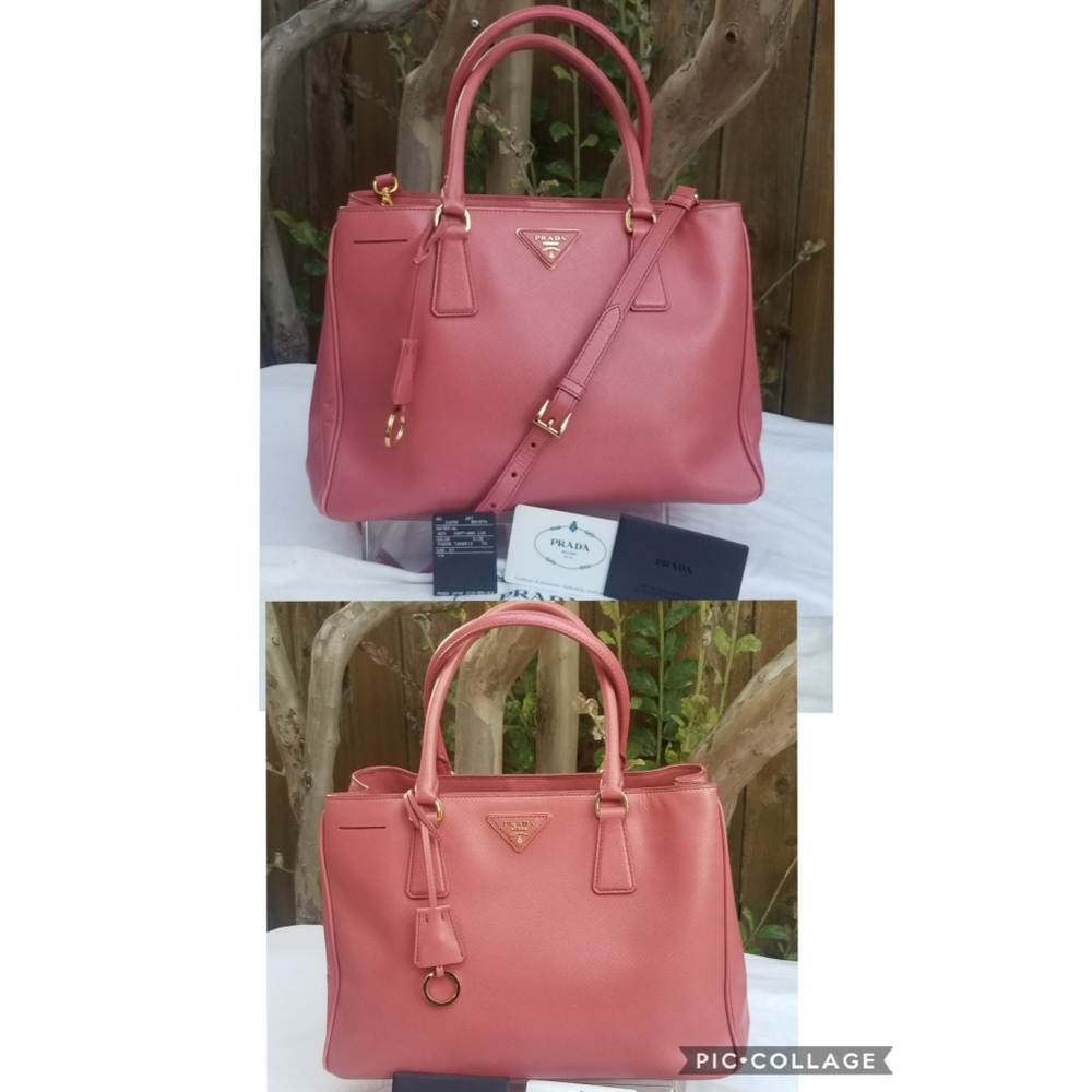  Prada  Saffiano Lux Galleria tote satchel - Picture 11 of 16